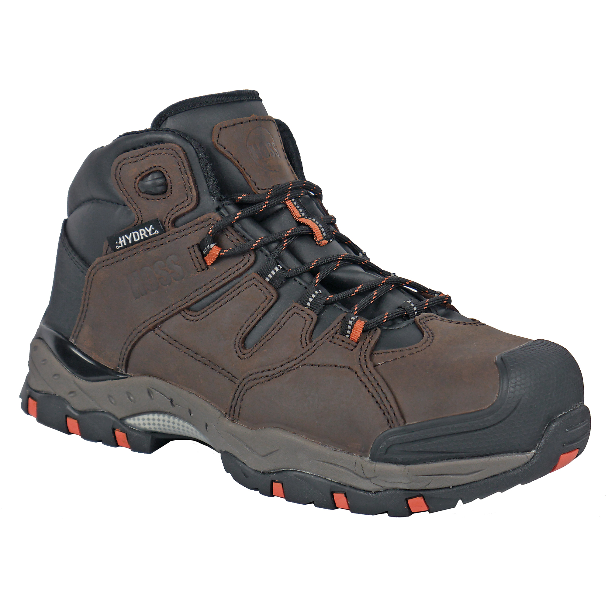 HOSS Composite Toe, Premium Leather, EH Protection